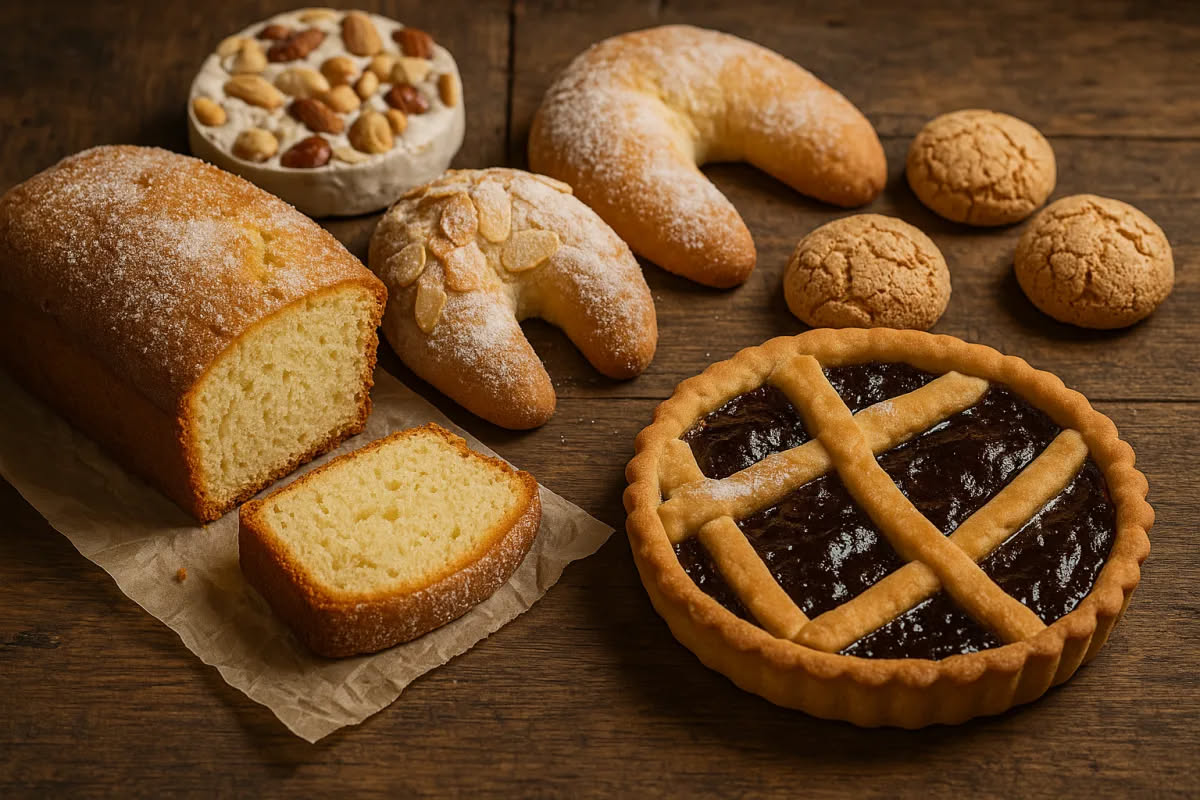 Sacco di farina bianca con etichetta stampata che mostra dati tecnici e parametri W, P/L, umidità, con sfondo di impasto steso su tavolo di marmo