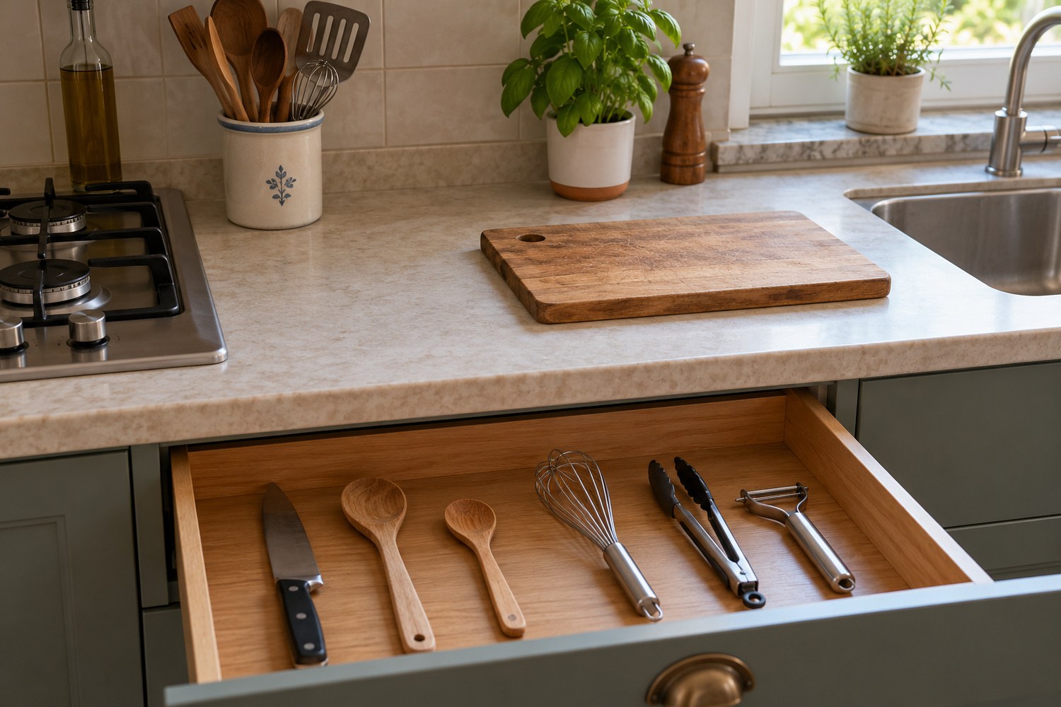 Come cambia una cucina quando si eliminano dieci oggetti inutilizzati