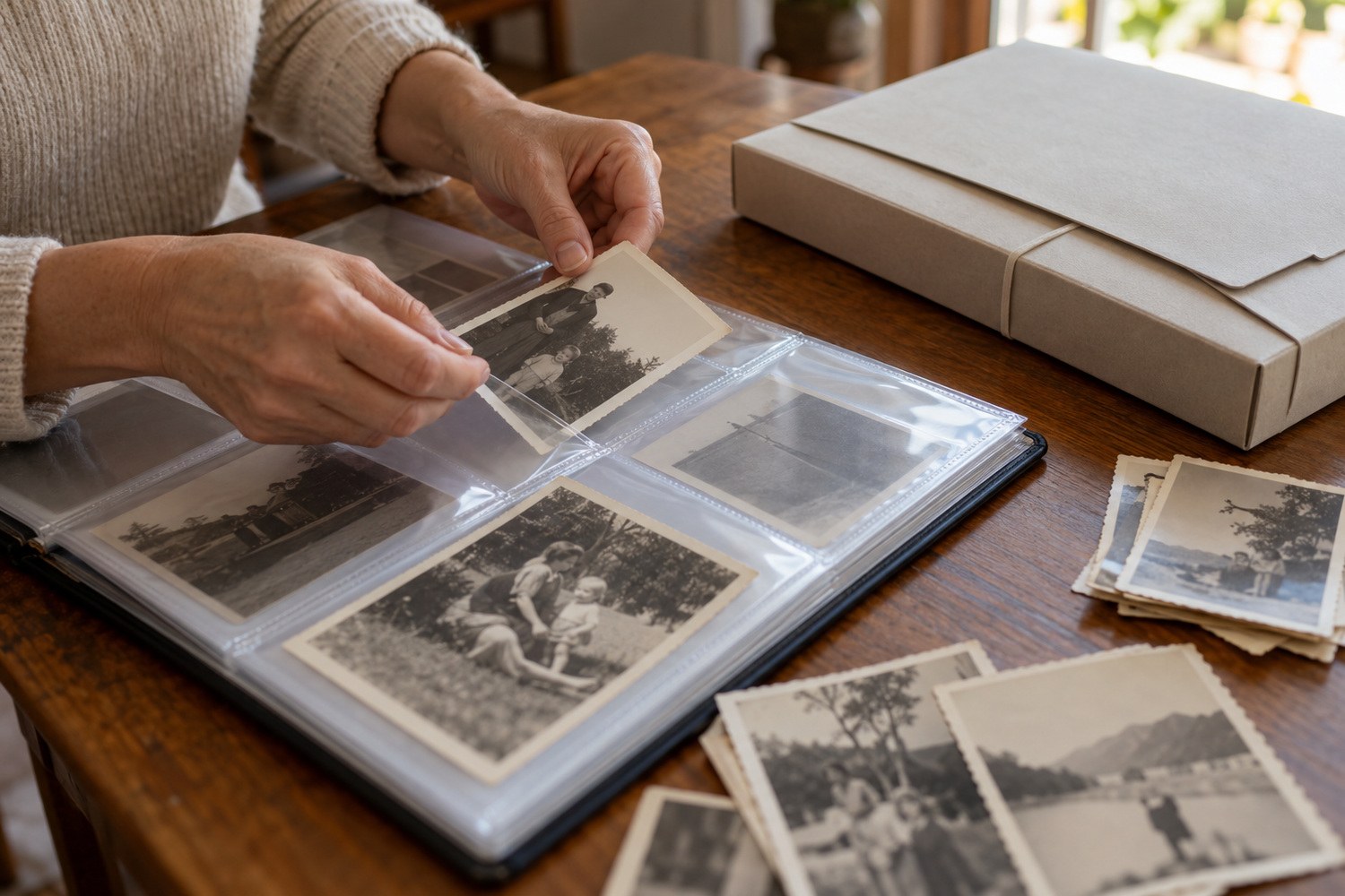 Come sistemare documenti e fotografie di famiglia