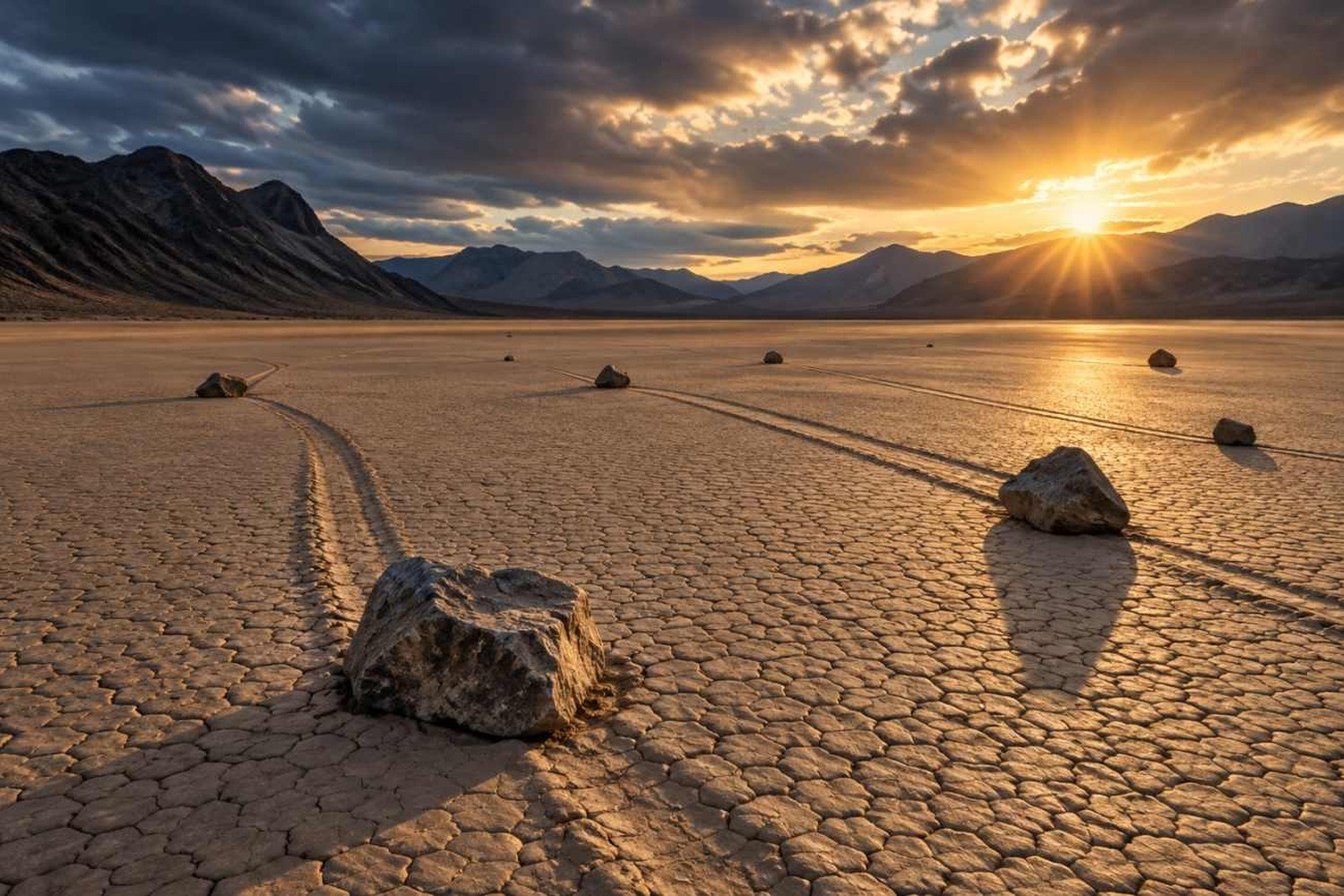 Il mistero delle pietre che sembrano muoversi da sole nel deserto