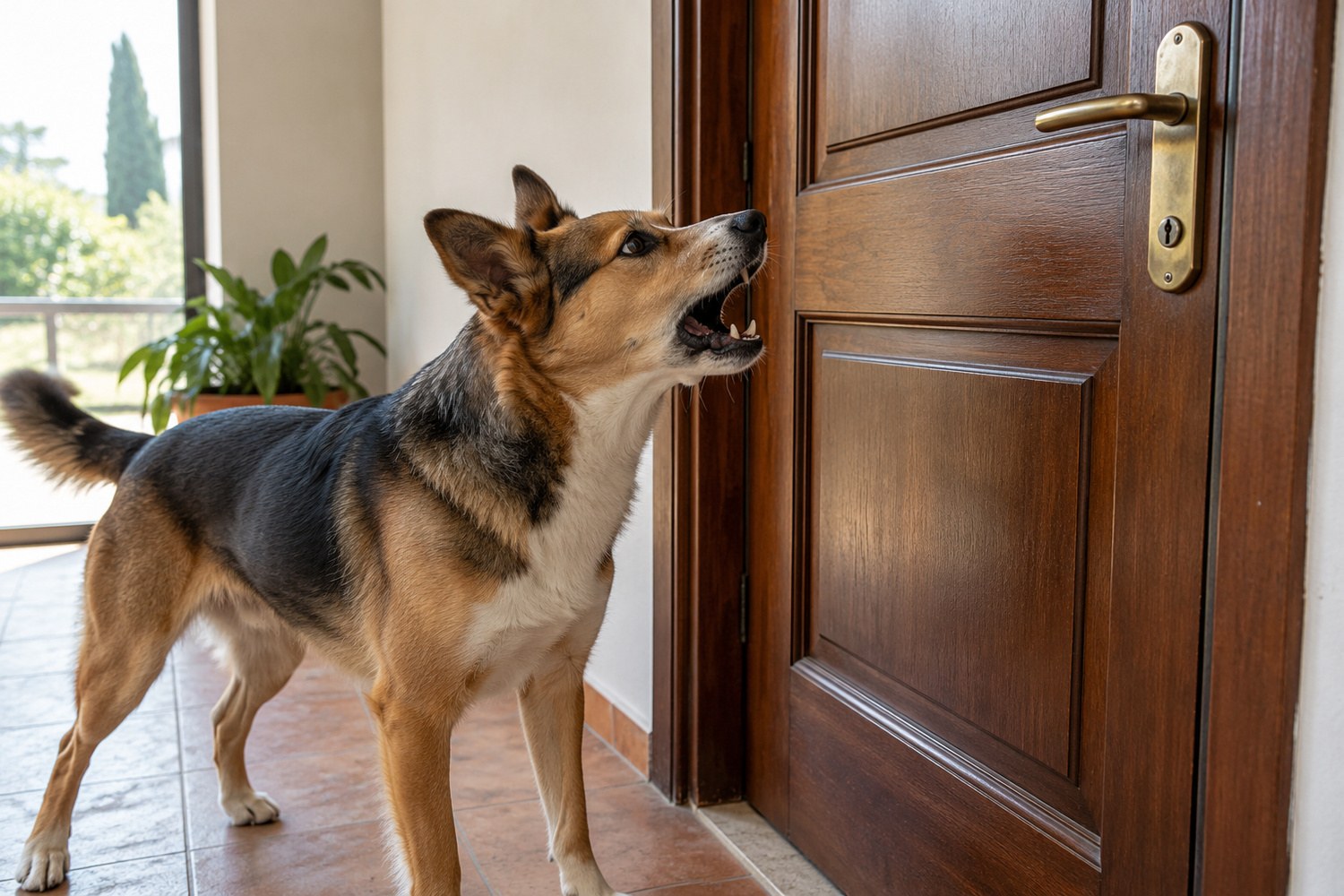Perché il cane abbaia quando sente suonare il campanello