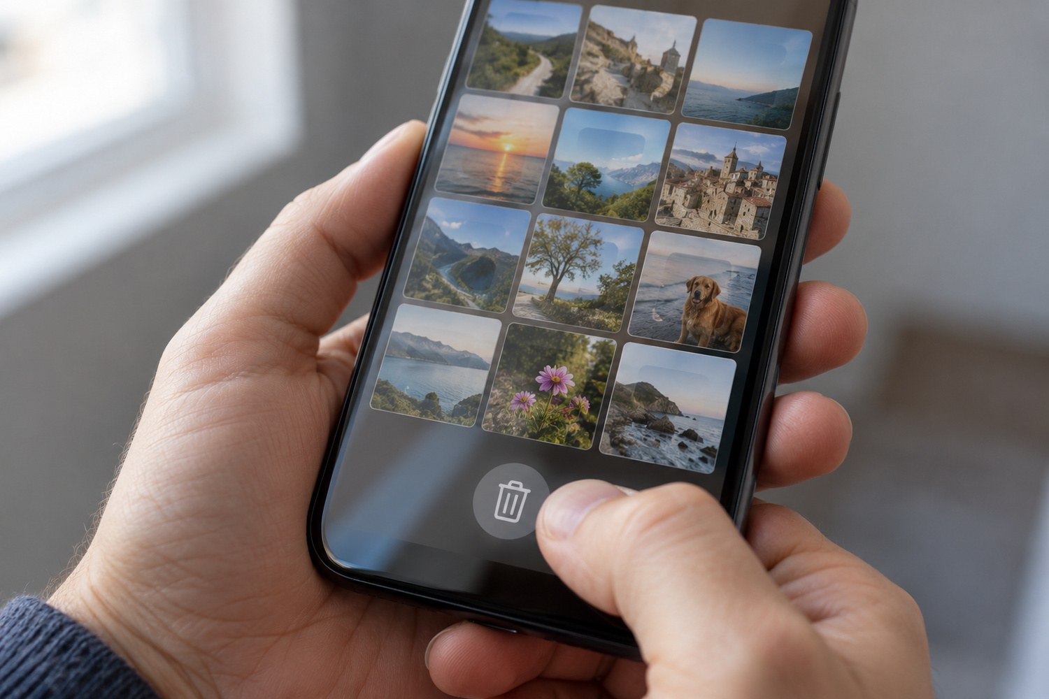 Perché non tutte le fotografie eliminate dallo smartphone scompaiono subito